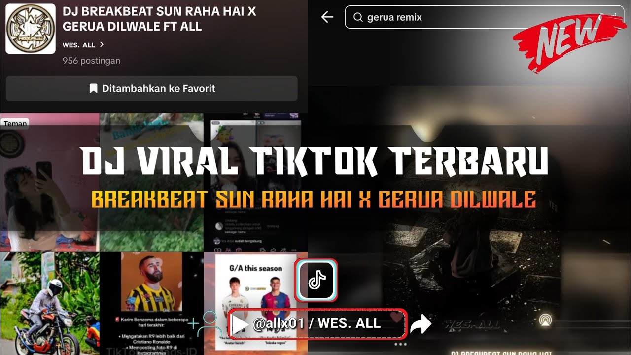 DJ BREAKBEAT SUN RAHA HAI X GERUA DILWALE JANAM JANAM 2025 BY WES ALL