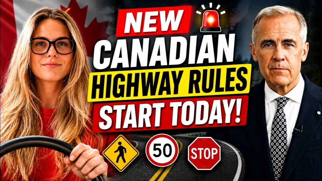 New Canadian Highway Rules Start TODAY &mdash; Avoid Massive Fines!