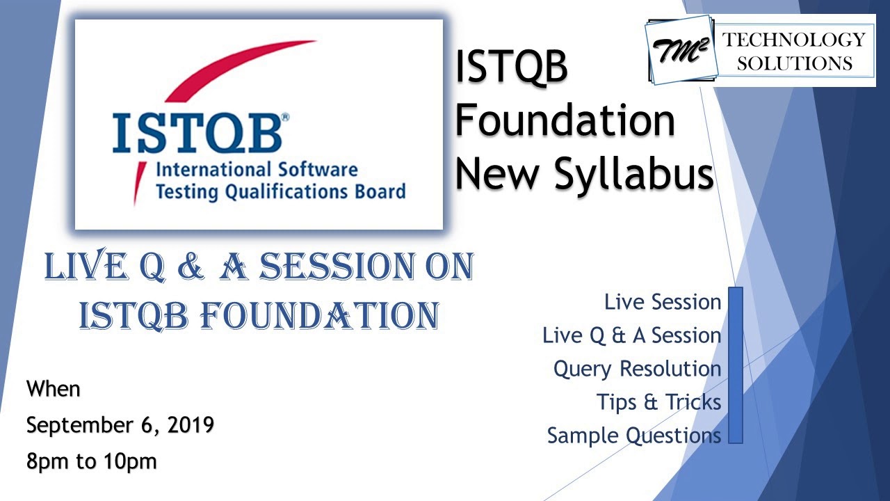 Live Q & A Session on ISTQB Foundation | Doubts clarification | TIps & Trick | Sample Questions