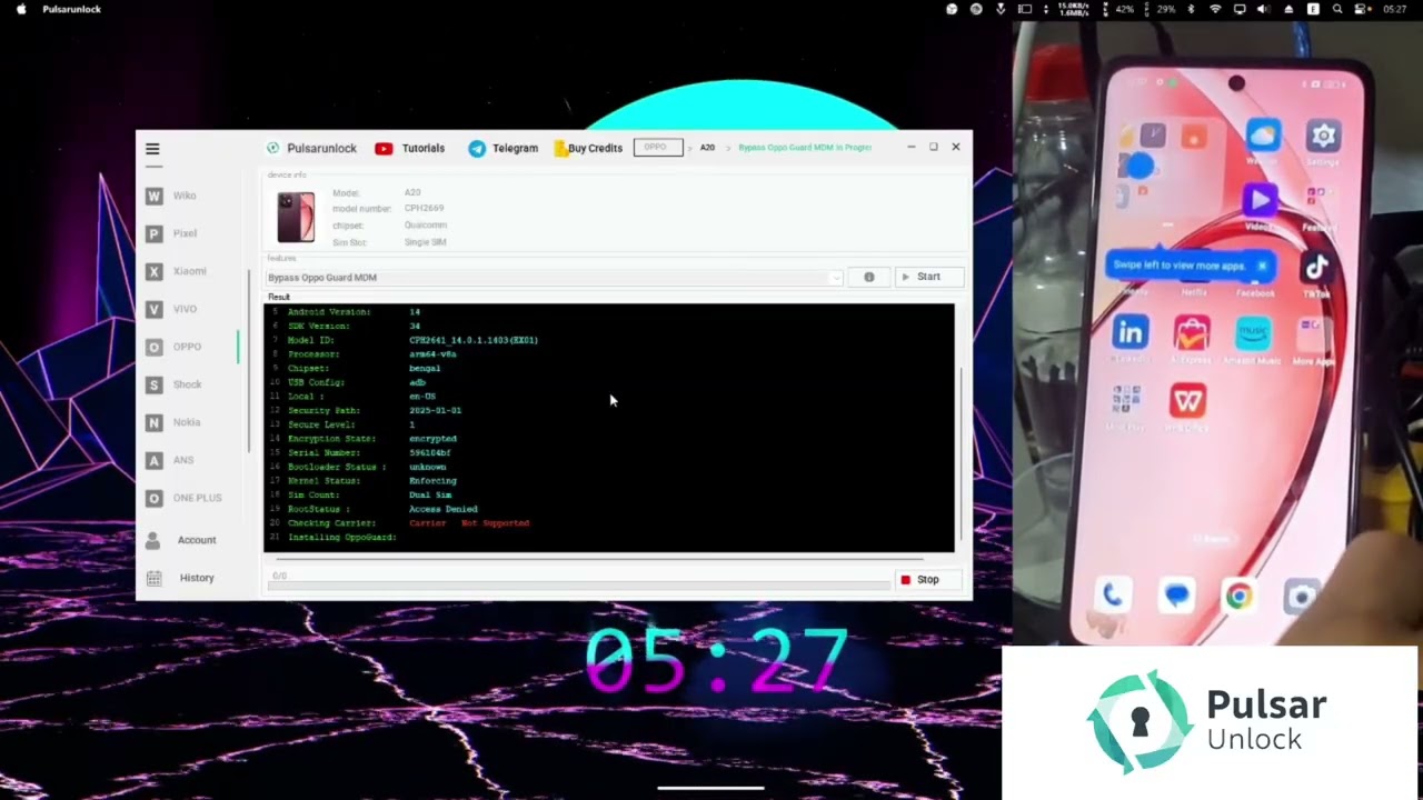 Oppo Guard White Screen Pantalla Blanca New Bypass Done By pulsar Unlock  Oppo A20 A40 A60 and More