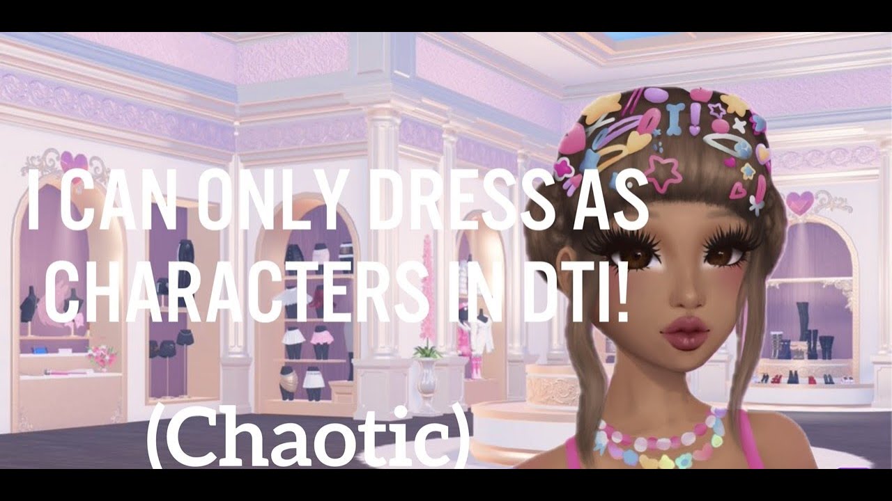 I Can Only Dress Up As CHARACTERS In Dress To Impress