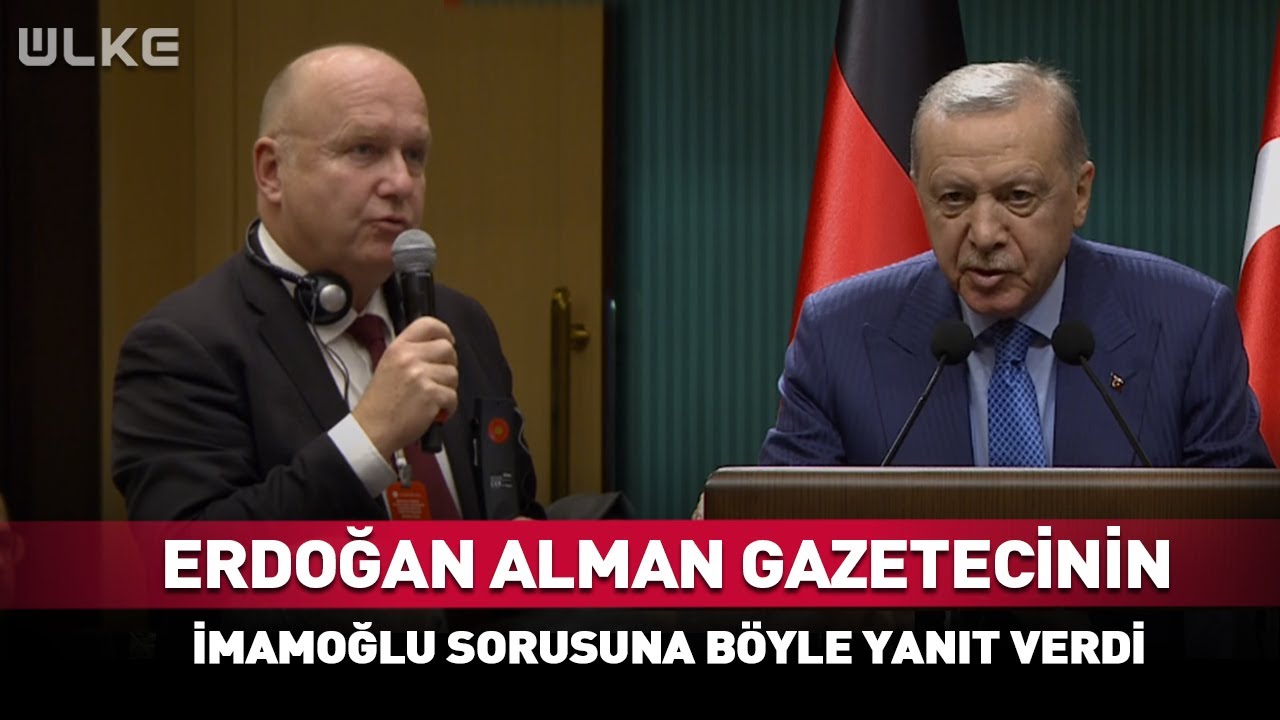 Erdoğan Alman Gazetecinin İmamoğlu Sorusuna Böyle Yanıt Verdi #Sondakika