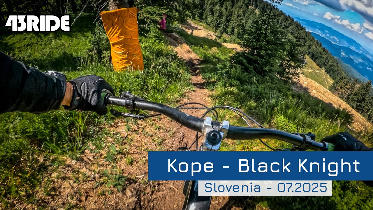 Bike Park Kope - Black Knight trail - Full run - 07.2025