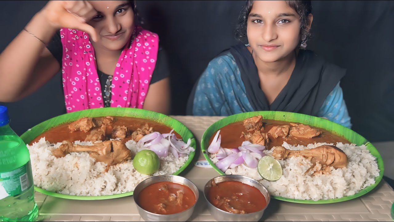 Chicken Rice Eating Challenge with My Sister | Triveni Life Journey 🌟 | Join Our Fun Adventure!