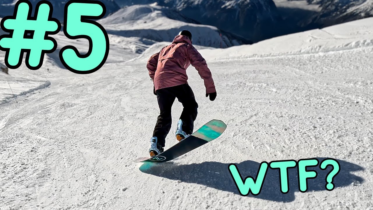 5 DRILL CHALLENGE! (Become a Better Snowboarder)