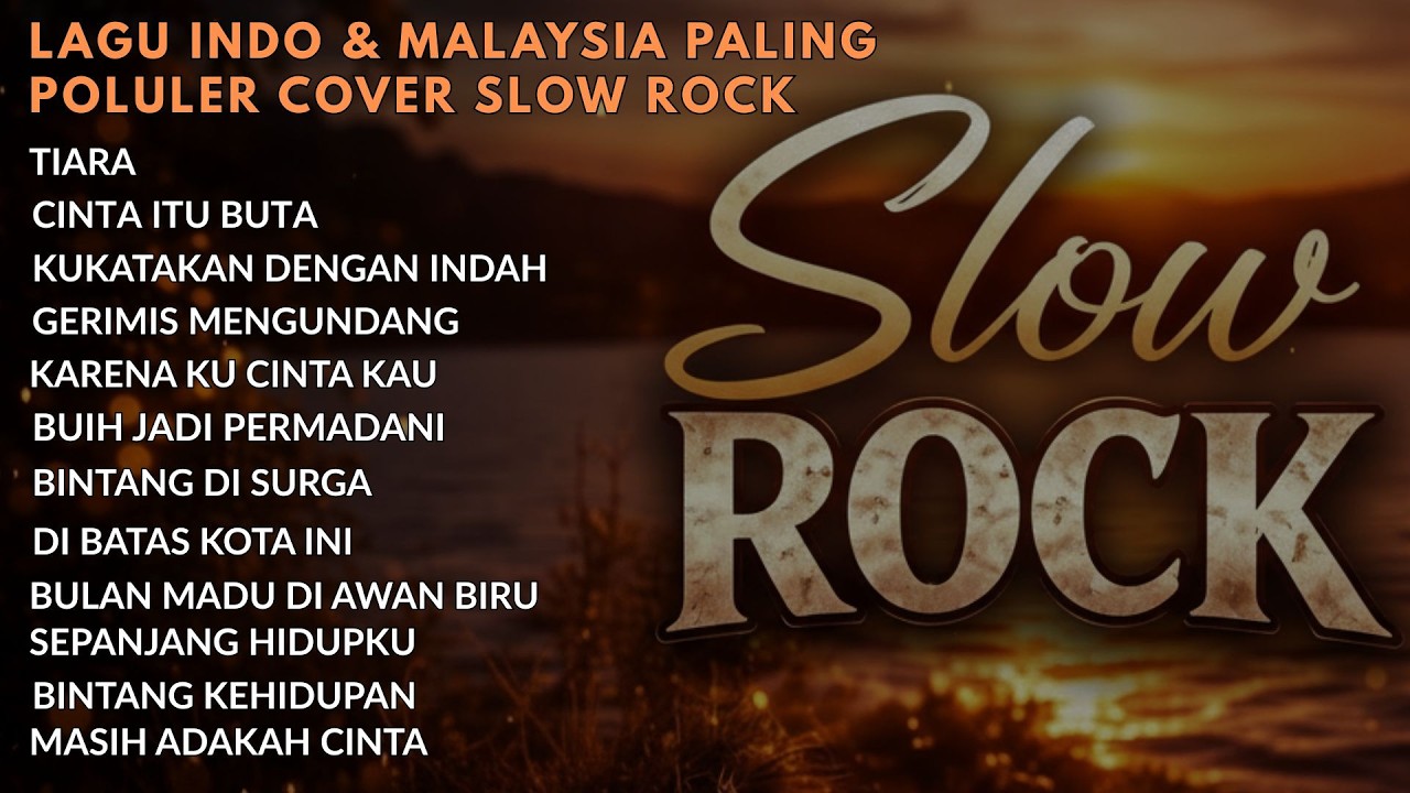 lagu indo & malaysia paling banyak dicari cover slow rock ( tiara, cinta itu buta )