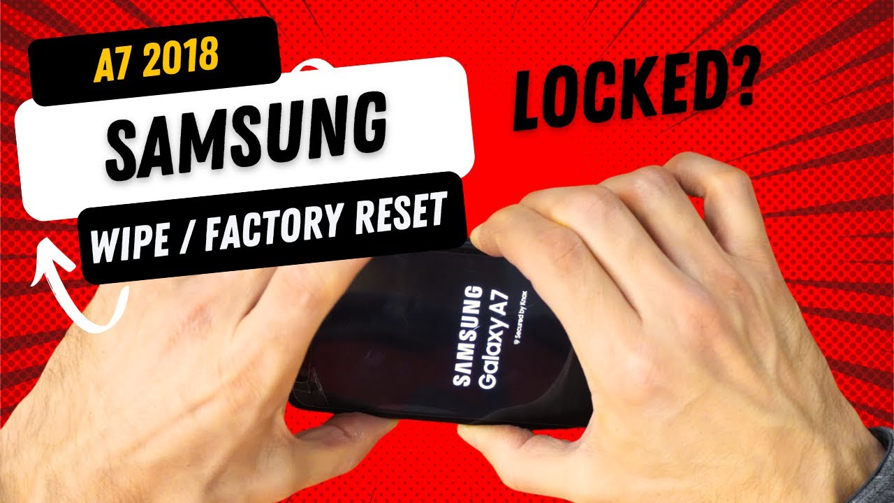 Samsung A7 2018 / Как выполнить сброс настроек к заводским настройкам / Стирание / Полный сброс /...