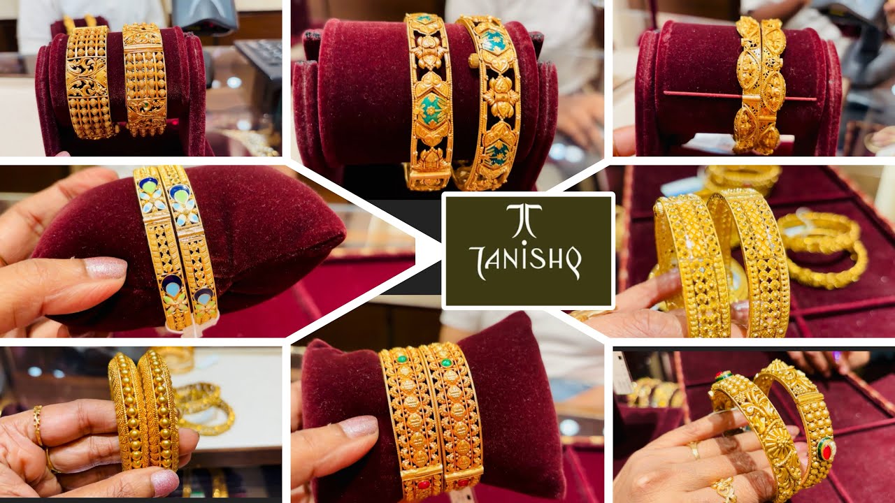 शादी और पार्टी के लिए Tanishq गोल्ड बैंगल्स |तनीष्क के लेटेस्ट partywear Bangle |New Collection 2026