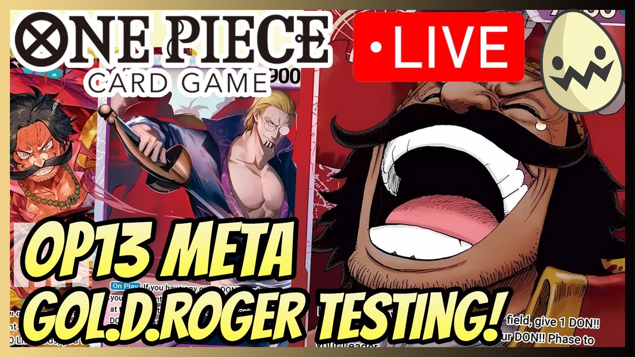 One Piece Card Game: OP13 Gol.D.Roger Testing!