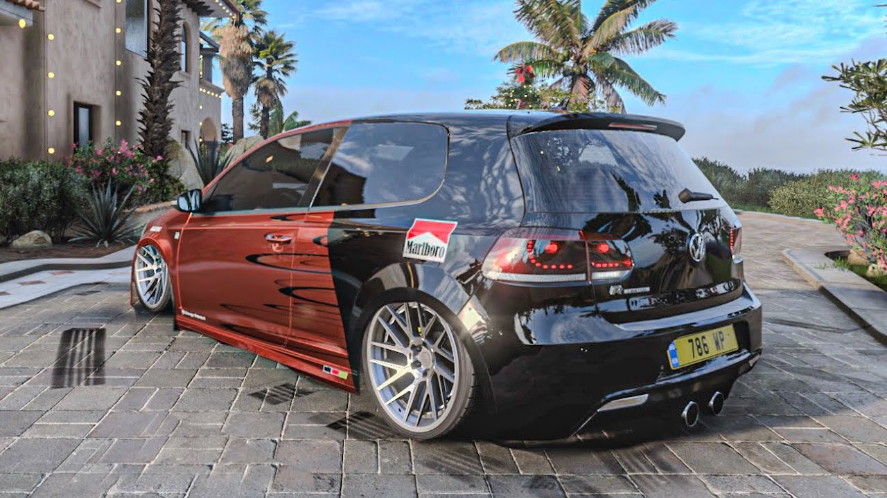 Volkswagen Golf 6 R 🔥 Clean Fitment & Beautiful Engine Sounds | Forza Horizon 5