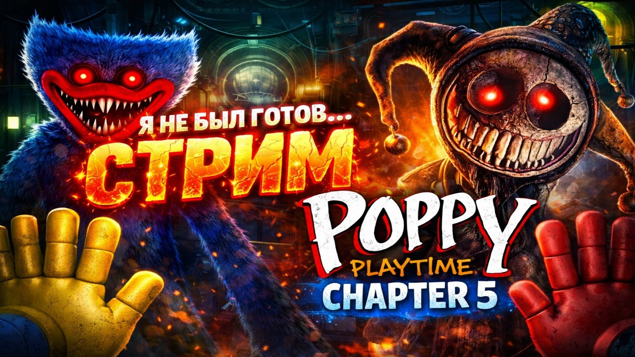 СТРИМ ПО ▶ POPPY PLAY TIME:CHAPTER 5 | НОВАЯ ГЛАВА ВЫШЛА И ОНА СТАЛА ЖОЩЕ!!!