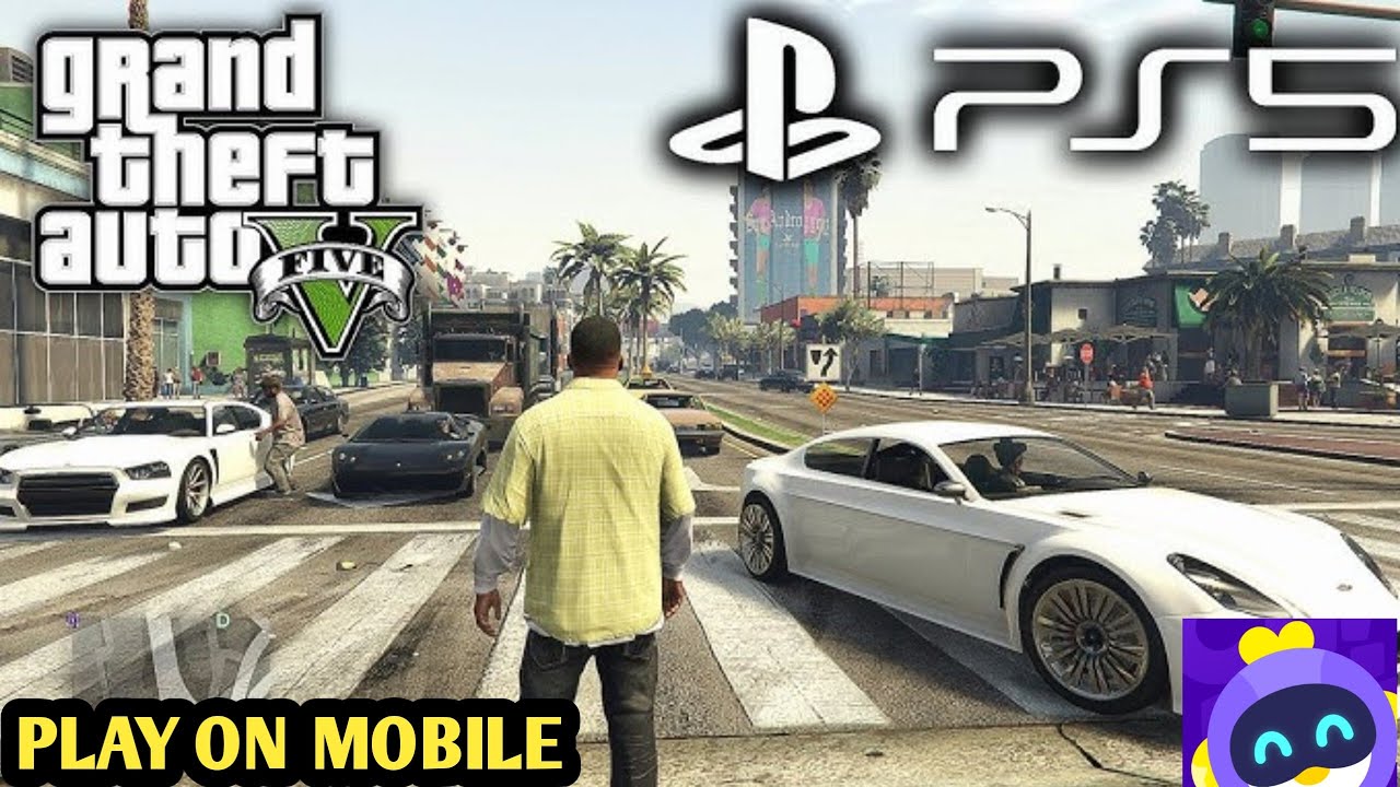how to download gta5 on mobile 📱| how to play GTA V on mobile