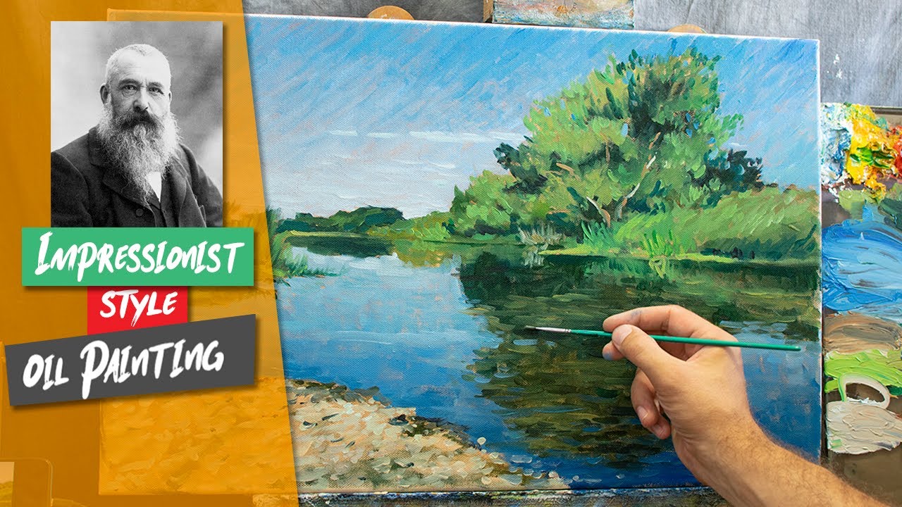 Learn To Paint Like IMPRESSIONIST | FULL TIME Demo