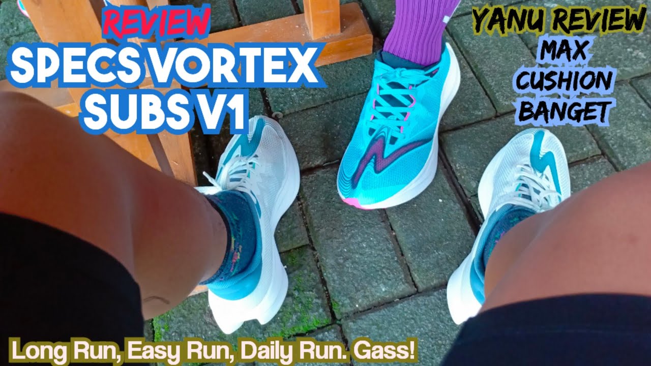 Review Sepatu Running Specs Vortex Sv Subs1, Berasa Berjalan di Atas Awan?! Specs Mengamuk #specs