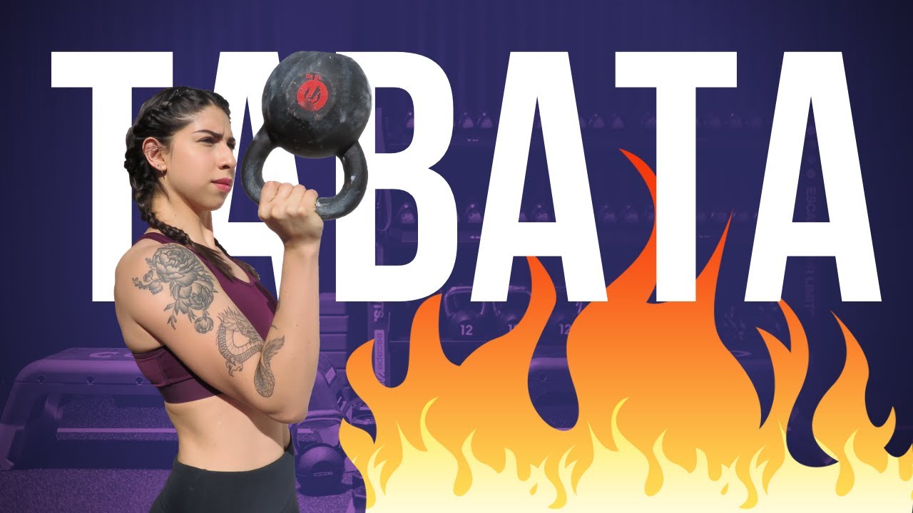 Rutina Full Body de 4 min con Kettlebell (HIIT, Pesas Rusas, Quema Grasa)