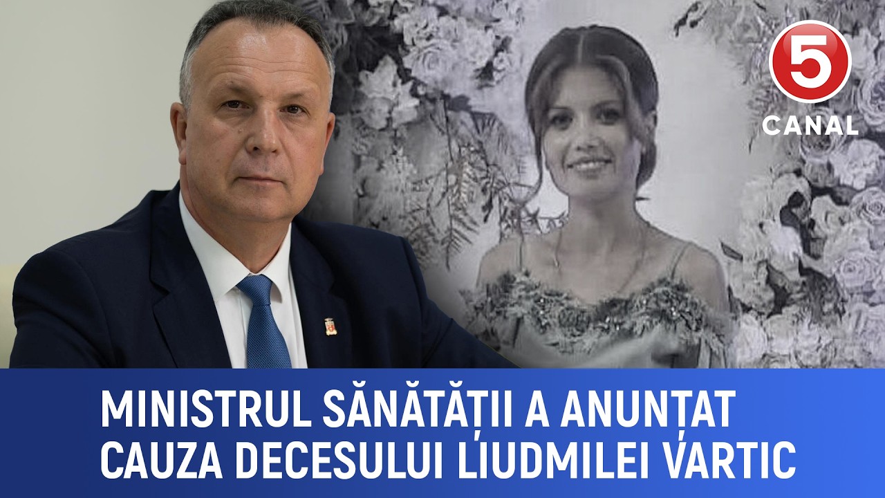 Ministrul Sănătății a anunțat cauza decesului Liudmilei Vartic