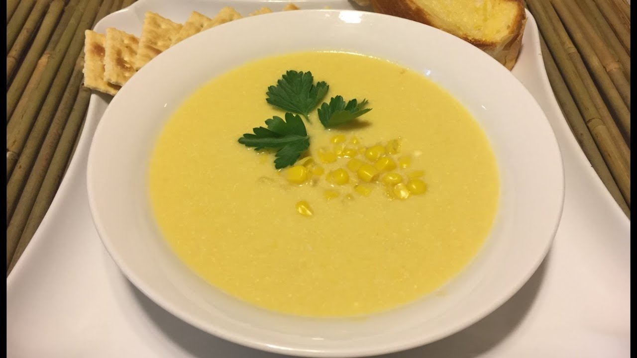 CREMA DE MAIZ RECETA DELICIOSA!