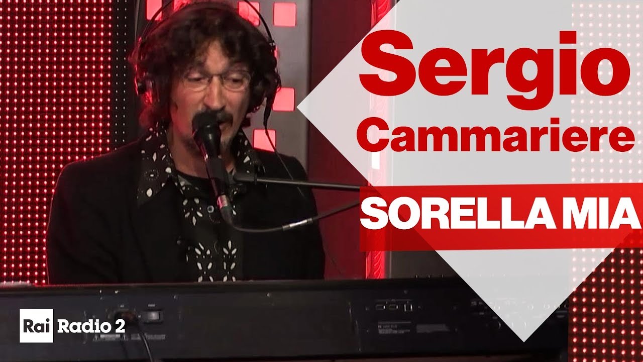 SERGIO CAMMARIERE dal vivo a Radio2 Social Club - 