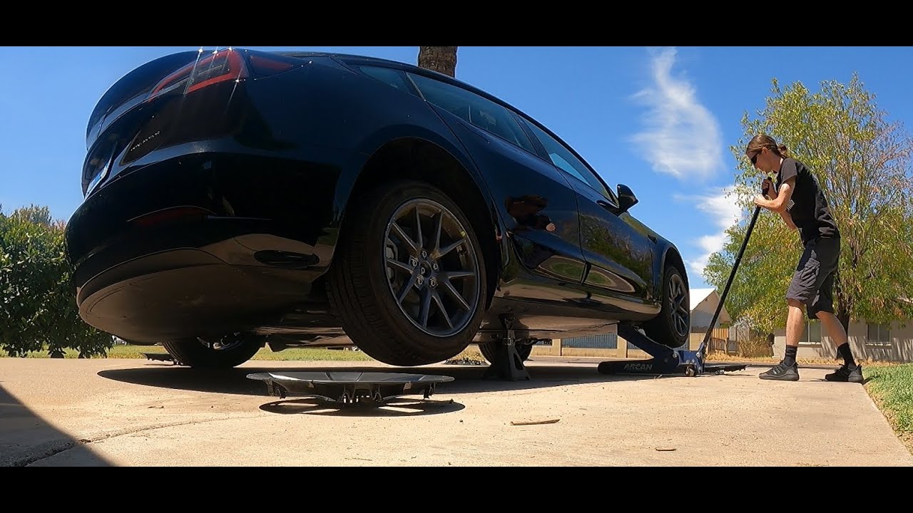 Tesla Model 3 Tire Rotation and Tire Repair