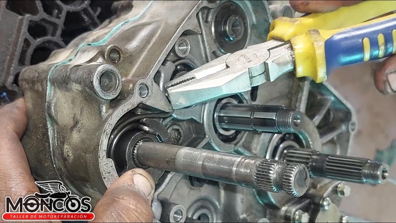como monta el eje de cran moto ECO