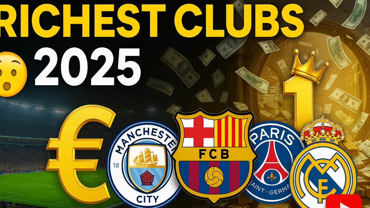 Top 10 Richest Football Clubs in the World 2025 | Shocking #1 Revealed!