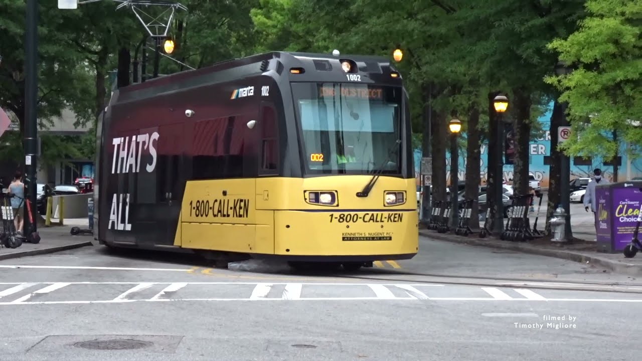 Trams (Streetcars) in Atlanta, Georgia, USA 2021