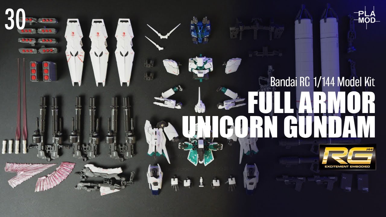 [FULL] FULL ARMOR UNICORN GUNDAM | Bandai RG Model Kit | Speed Build #ガンダム #ガンプラ