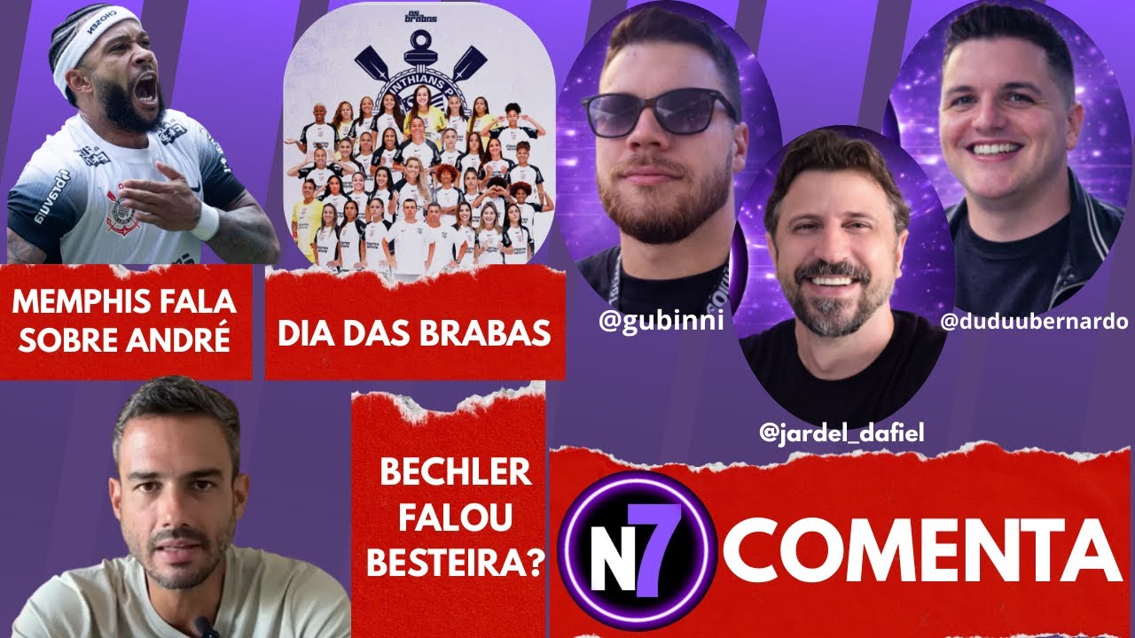 REACT AO VIVO -  BECHLER COMENTA SOBRE TIMÃO, MEMPHIS SOBRE ANDRÉ E DIA DA MULHER E DAS  BRABAS