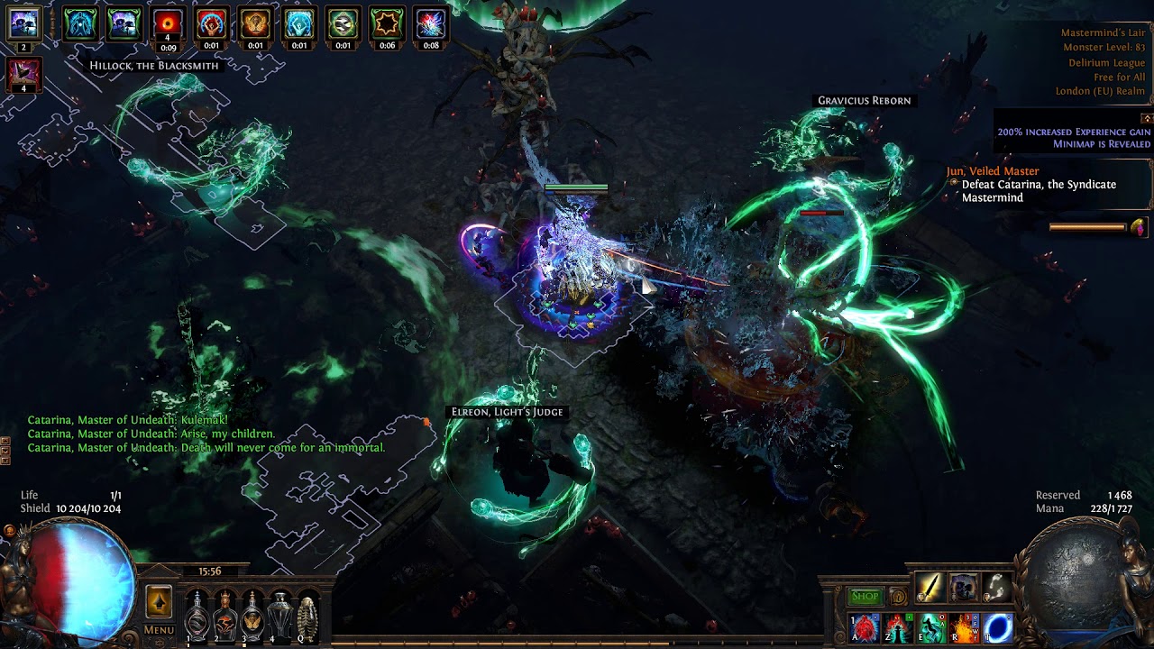 Molten strike CI vs Mastermind lvl83 3.10