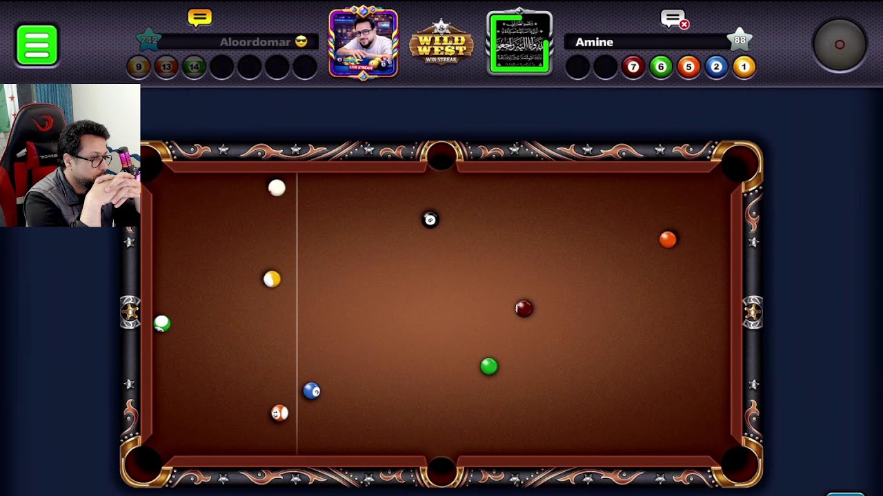 اجمل بث بلياردو بتاريخ 8 Ball Pool