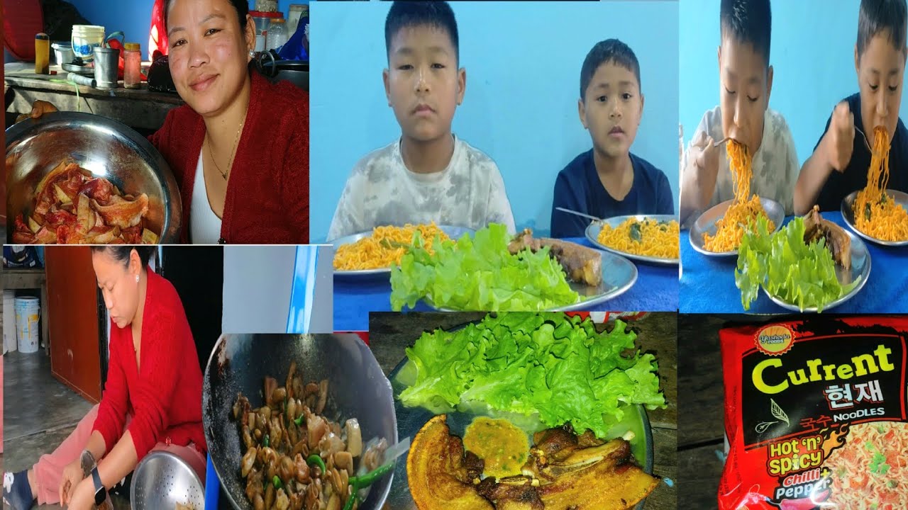 COOKING PORK INTESTINES///PORK SEKUWA///CURRENT CHALLENGE///@MAITIGHAR #viral 
