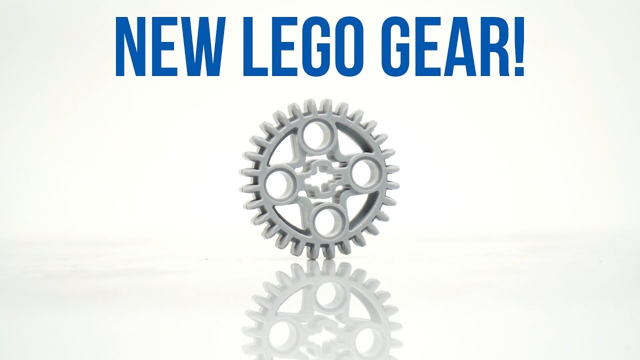 New LEGO 28-teeth gear wheel and its possible combinations