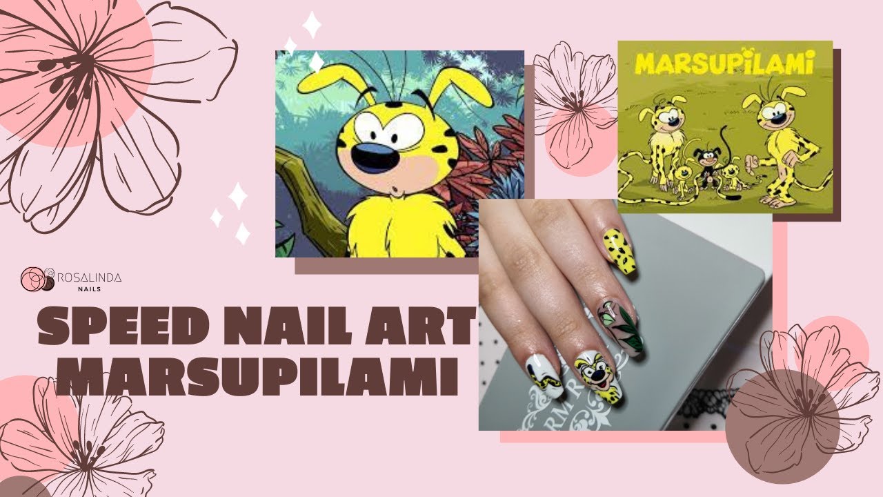Speed Nail art marsupilami