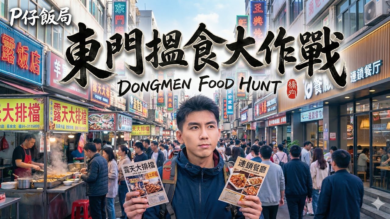 【P仔飯局】東門搵食大作戰 | 掃街大排檔定係入舖歎冷氣？2026 深圳午餐實測