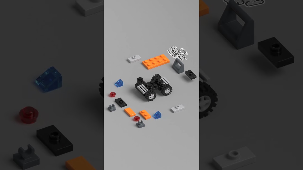 LEGO Tiny Monster Truck #satisfying #legomoc