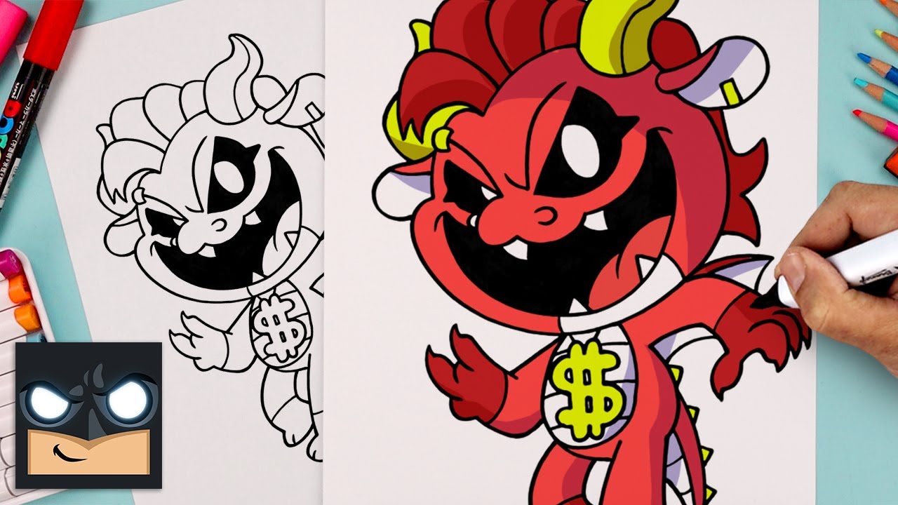 How To Draw Simon Smoke | Poppy Playtime