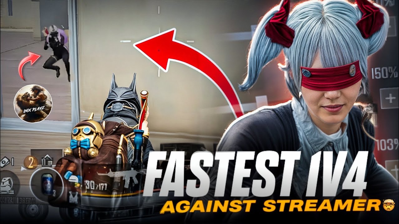 STREAMER GOT SPEACHLESS AFTER THIS 1v4 🔱 | IPHONE 11 IN 2025 ? | BGMI 
