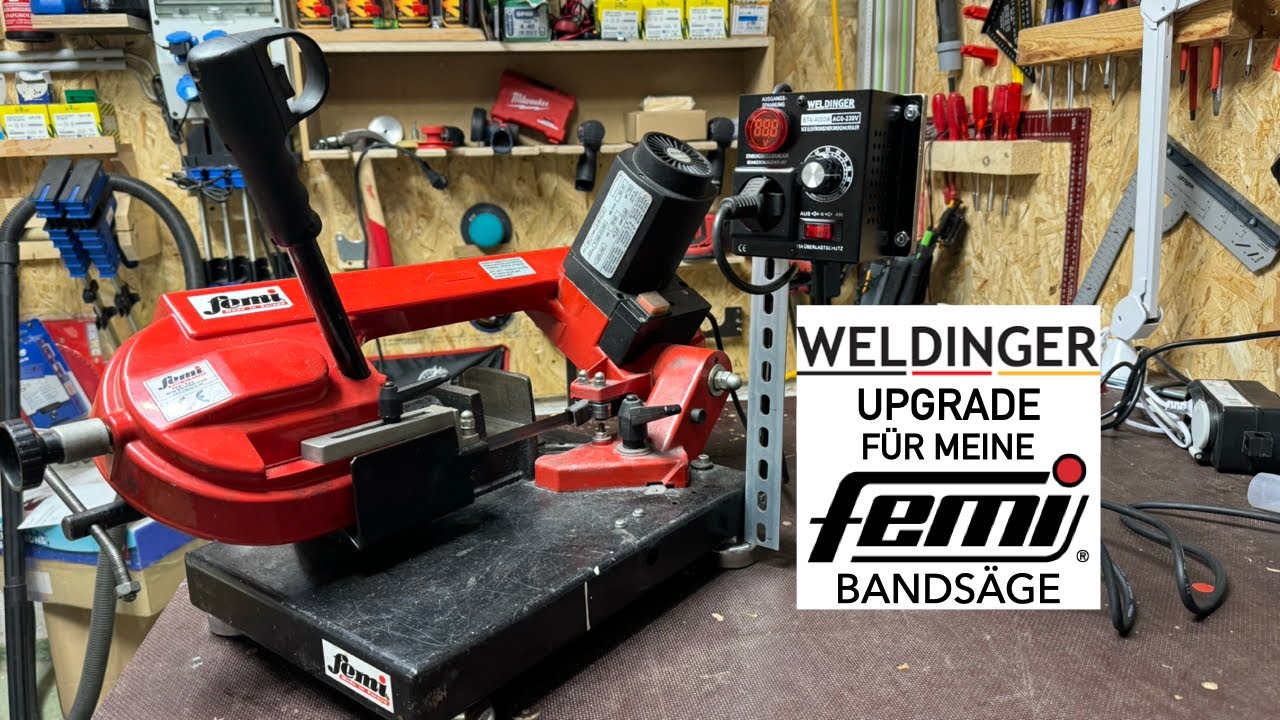 Femi Bandsäge Upgrade mit Weldinger Drehzahlregler ! BTA4000W