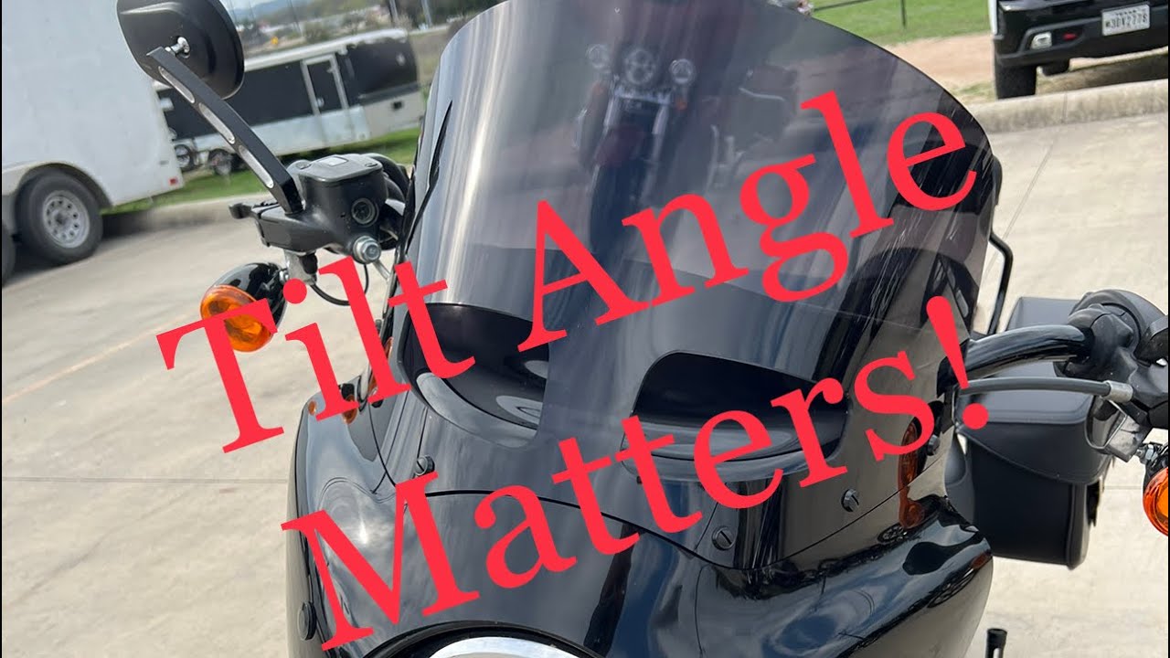 Tilt Angle of 11” Memphis Shades Road Warrior Fairing Matters