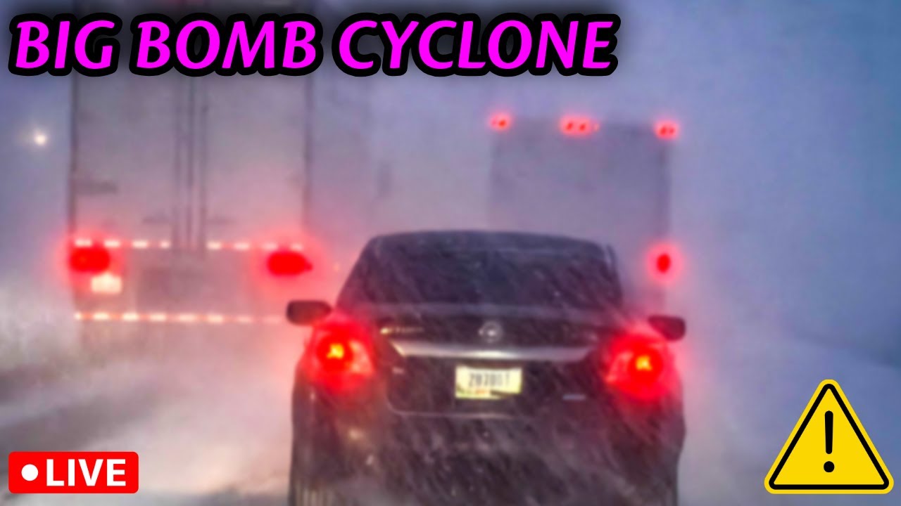 🔴OUTER BANKS BOMB CYCLONE BLIZZARD - STORM CHASERS LIVE