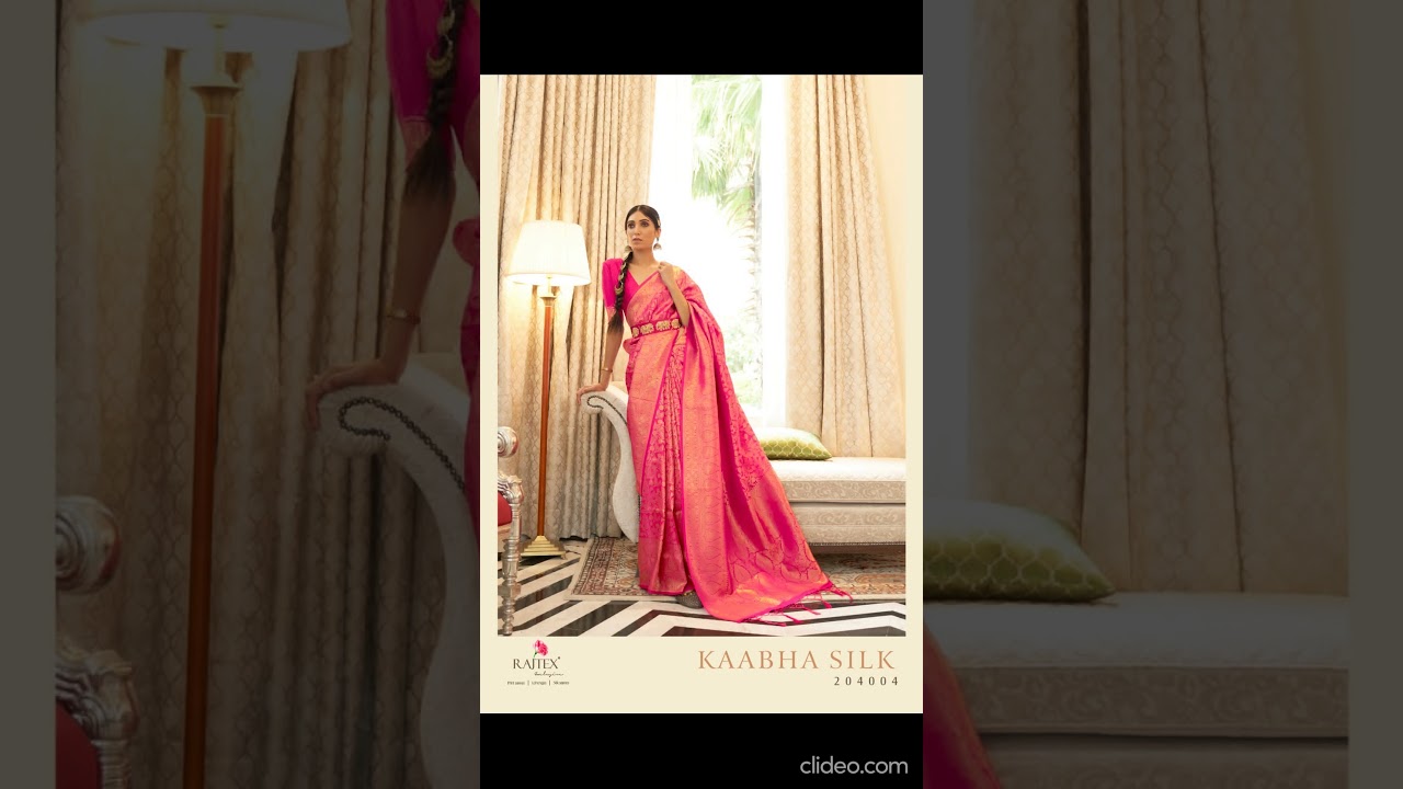 Rajtex Kaabha Silk Handlooma Weaving Silk Saree Collection