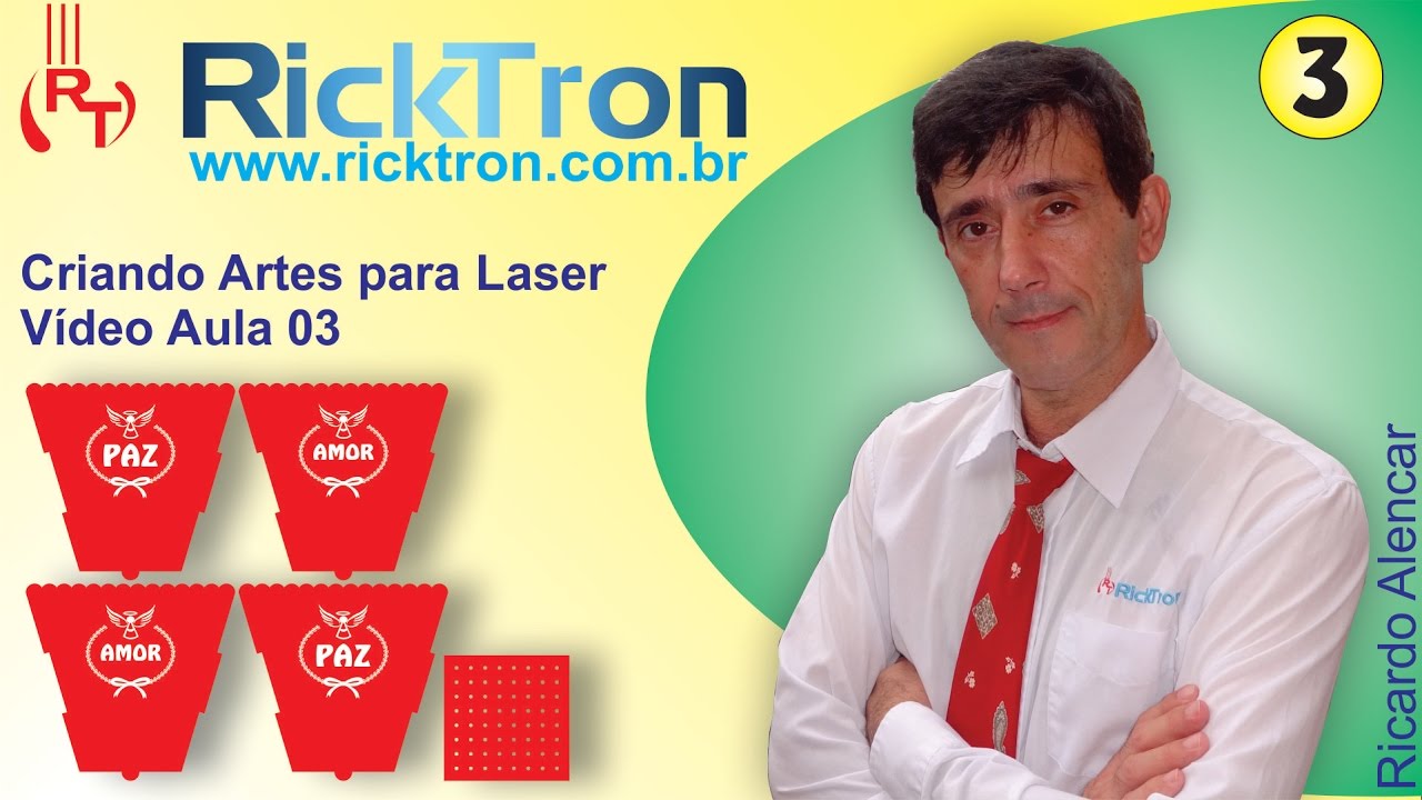 Como criar artes no Corel Draw para corte a laser. Video 03