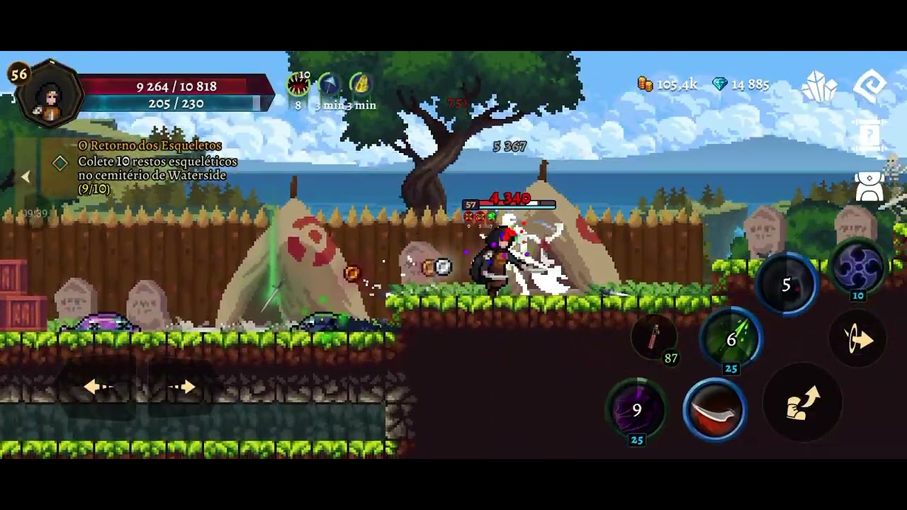 Jogando darkrise ateeu morre