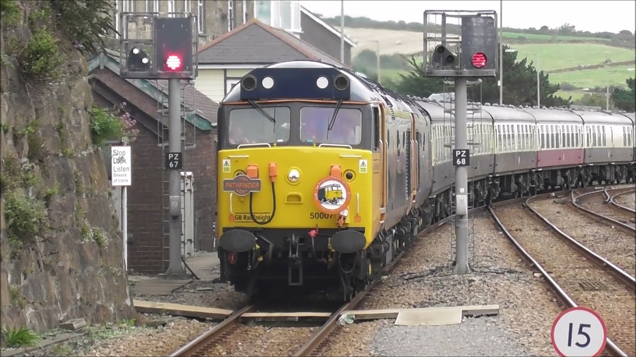 Pathfinder Railtours Class 50 50007 & 50049 with The Mazey Day Cornishman Tour 18/09/2021
