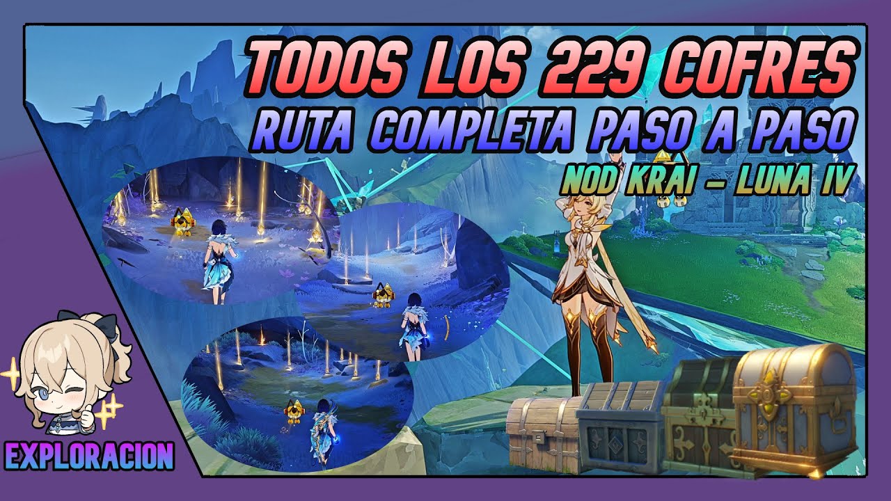 TODOS Los 229 COFRES | PASO A PASO | Nod-Krai Luna IV | Genshin Impact Español
