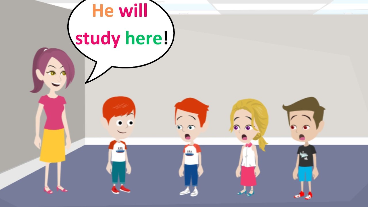 A new member in Lucas's class - English Comedy Animated - Lucas English