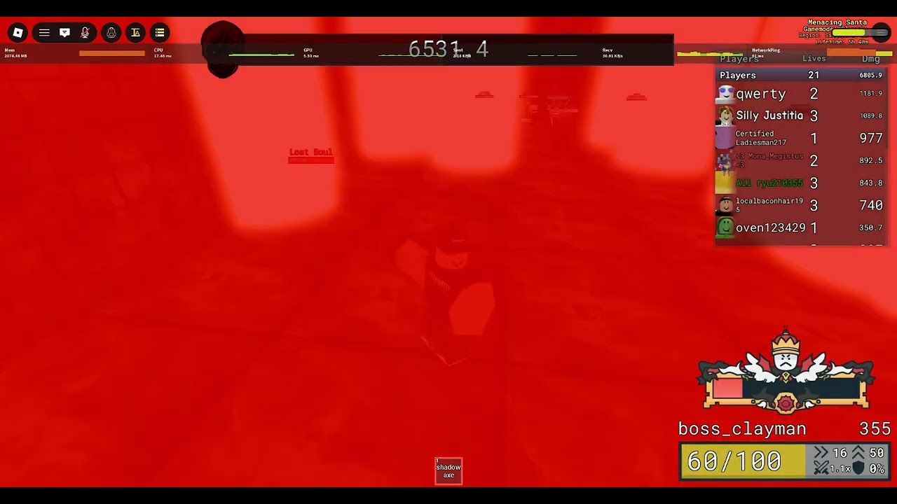 item asylum clayman bossfight
