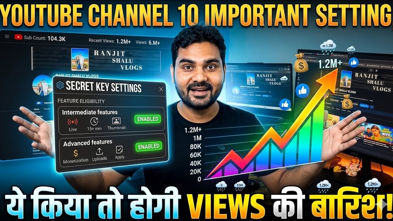 Youtube channel setting kaise kare