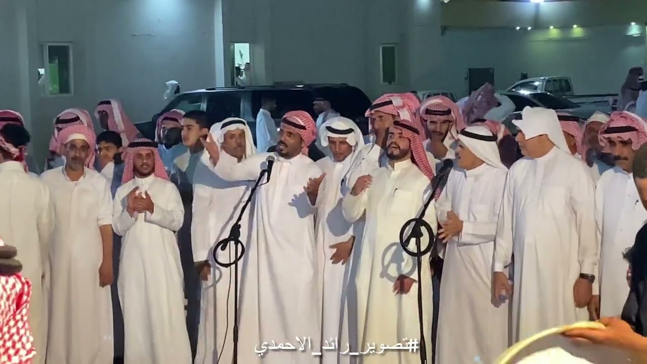 مقطع  (٢ ) لعب بدواني حفل عبدربه حمزه المولد بمناسبه زواج ابنه نعيم تصوير رائد الاحمدي