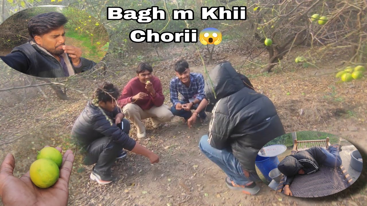 “Bagh Mein Ki Chori | Gaav Mein Hungama 😱🍋”(girraj ne gadbad kardiii😰)#yashuvines 